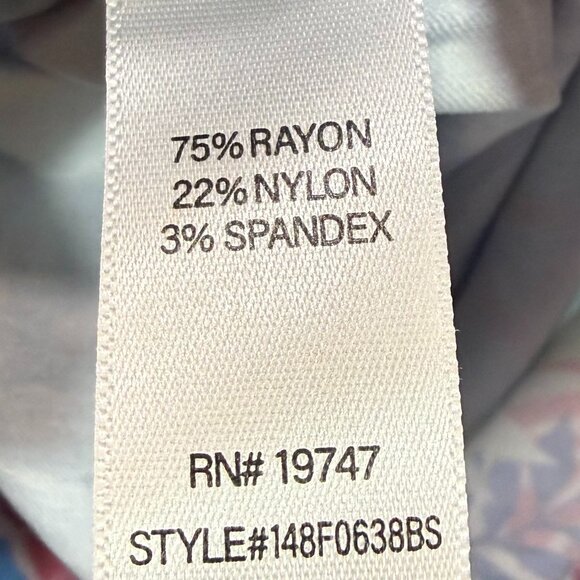 Counterparts 18 Floral Bermuda Shorts Tropical Summer Beach Preppy Casual - Picture 6 of 9